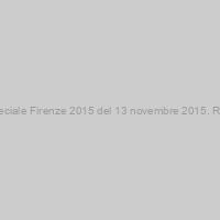 Siamo Noi – Speciale Firenze 2015 del 13 novembre 2015. Rivedi tutti i video